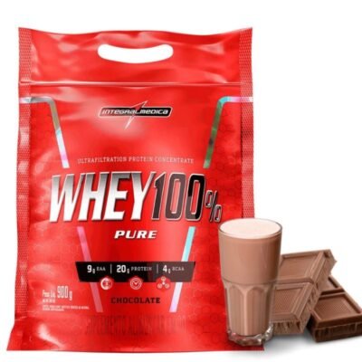 Whey Protein 100% Concentrado pure Integral Medica 907g (Chocolate)